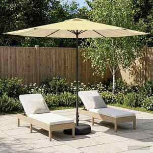 Imagine vidaXL Umbrelă de grădină cu bază 300 x 300 cm Poliester