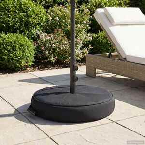 Imagine vidaXL Bază pentru umbrele de patio 60 x 60 cm Oțel Negru