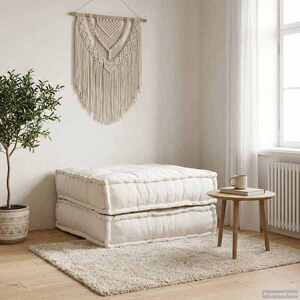 Imagine vidaXL Unitatea de sofa modulară crem 70x70x36 țesătură