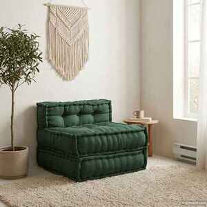Imagine vidaXL Unitatea de sofa modulară verde 70x70x54 țesătură