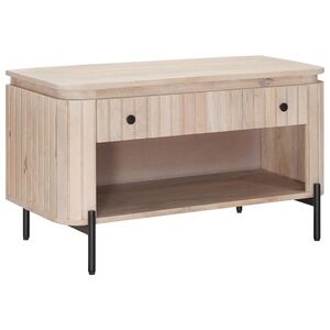 Imagine vidaXL Bancă pentru pantofi cu sertar cu raft 85 x 37 x 48 cm