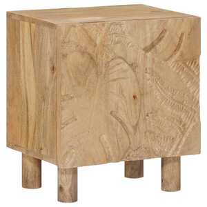 Imagine vidaXL Noptieră handmade Culoare exactă: Maro Teak 40 x 30 x 45 cm