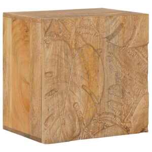 Imagine vidaXL Noptieră handmade Culoare exactă: Maro Teak 40x30x40 cm