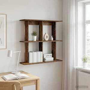 Imagine vidaXL Raft de perete Montare pe perete Lemn vechi 80 x 20 x 75 cm