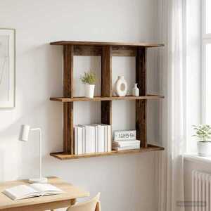 Imagine vidaXL Raft de perete Montare pe perete Lemn vechi 100 x 20 x 75 cm