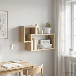 Imagine vidaXL Raft de perete Montare pe perete Stejar Sonoma 55 x 15 x 35 cm