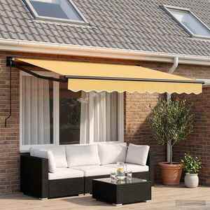 Imagine vidaXL Copertină retractabilă Nisipiu 3, 5 x 2, 5 m