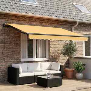 Imagine vidaXL Copertină retractabilă Nisipiu 500 × 300 cm