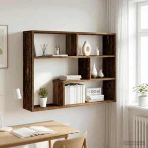 Imagine vidaXL Raft de perete Montare pe perete Lemn vechi 95 x 20 x 69, 5 cm