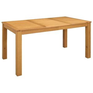 Imagine vidaXL Masă de dining 150 x 85 x 75 cm Lemn de stejar masiv natural