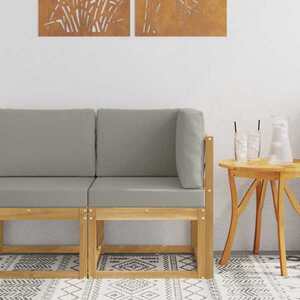 Imagine vidaXL Set de canapele de exterior Lemn Solid de Acacia