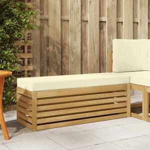 Imagine vidaXL Set de canapele de exterior Alb și crem 115 x 43 x 45 cm