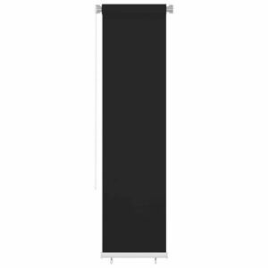 Imagine vidaXL Jaluzea tip rulou de exterior, 65 (l) x 230 (î) cm, neagră, HDPE