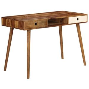 Imagine vidaXL Birou 110x55x76 cm, lemn masiv de acacia