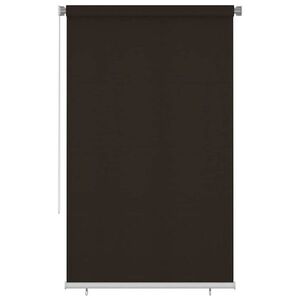 Imagine vidaXL Jaluzea tip rulou de exterior 145 (l) x 230 (î) cm, maro, HDPE