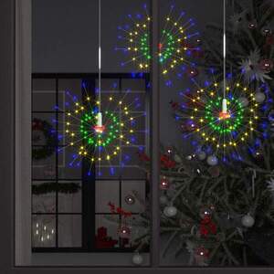 Imagine vidaXL Lămpi cu artificii de Crăciun 10 buc. 1400 LED multicolor 20 cm