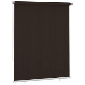 Imagine vidaXL Jaluzea tip rulou de exterior, maro, 185 (l) x 230 (î) cm