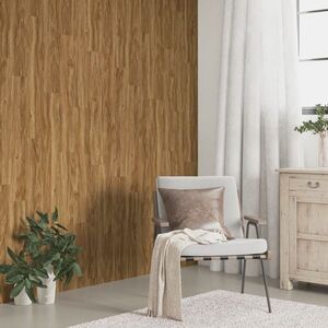 Imagine vidaXL Panouri de perete aspect lemn, maro, 4, 12 m², PVC