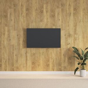 Imagine vidaXL Panouri de perete aspect lemn, maro, 2, 06 m², PVC