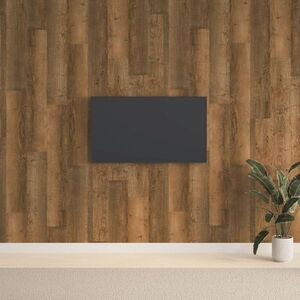 Imagine vidaXL Panouri de perete aspect lemn, maro, 2, 06 m², PVC
