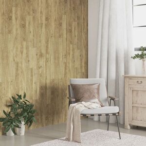 Imagine vidaXL Panouri de perete aspect lemn, maro, 4, 12 m², PVC