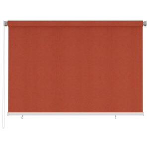 Imagine vidaXL Jaluzea tip rulou de exterior 225 (l) x 140 (î) cm, teracotă, HDPE
