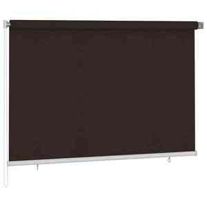 Imagine vidaXL Jaluzea tip rulou de exterior, maro, 225 (l) x 140 (î) cm