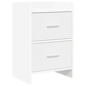 Imagine vidaXL Mese de noptieră Alb 40 x 30 x 60 cm Lemn prelucrat