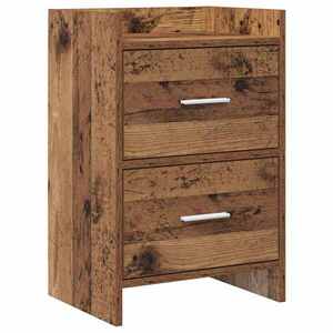 Imagine vidaXL Mese de noptieră Lemn vechi 40 x 30 x 60 cm Lemn prelucrat