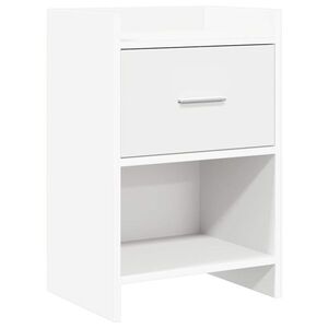 Imagine vidaXL Mese de noptieră Alb 40 x 30 x 60 cm Lemn prelucrat