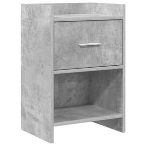 Imagine vidaXL Mese de noptieră Gri Beton 40 x 30 x 60 cm Lemn prelucrat