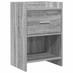 Imagine vidaXL Mese de noptieră Sonoma gri 40 x 30 x 60 cm Lemn prelucrat