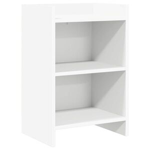 Imagine vidaXL Mese de noptieră Alb 40 x 30 x 60 cm Lemn prelucrat
