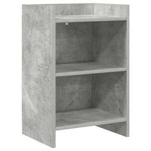 Imagine vidaXL Mese de noptieră Gri Beton 40 x 30 x 60 cm Lemn prelucrat