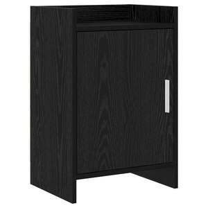 Imagine vidaXL Mese de noptieră Stejar Negru 40 x 30 x 60 cm Lemn prelucrat