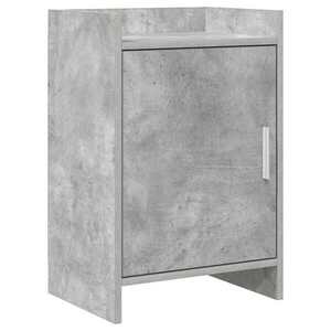 Imagine vidaXL Mese de noptieră Gri Beton 40 x 30 x 60 cm Lemn prelucrat