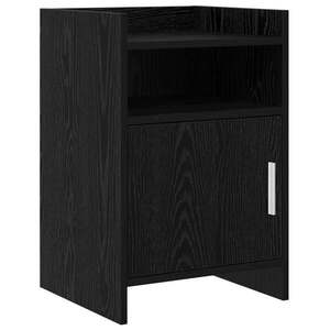 Imagine vidaXL Mese de noptieră Stejar Negru 40 x 36 x 60 cm Lemn prelucrat
