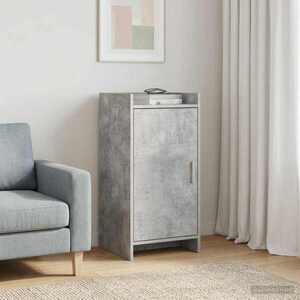 Imagine vidaXL Bufet Gri Beton 40 x 36 x 80 cm Lemn prelucrat