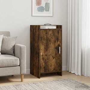 Imagine vidaXL Bufet Stejar fumuriu 40 x 36 x 80 cm Lemn prelucrat