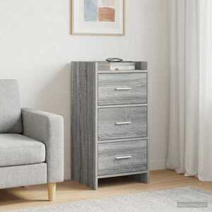Imagine vidaXL Bufet Sonoma gri 40 x 36 x 80 cm Lemn prelucrat