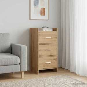 Imagine vidaXL Bufet Stejar Artizanal 40 x 36 x 80 cm Lemn prelucrat