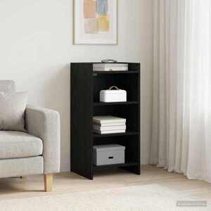 Imagine vidaXL Bufet Stejar Negru 40 x 36 x 80 cm Lemn prelucrat
