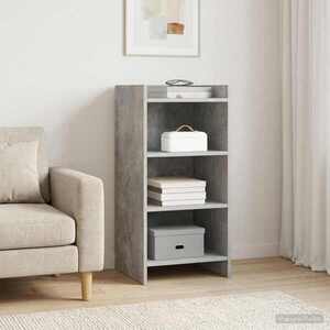 Imagine vidaXL Bufet Gri Beton 40 x 36 x 80 cm Lemn prelucrat