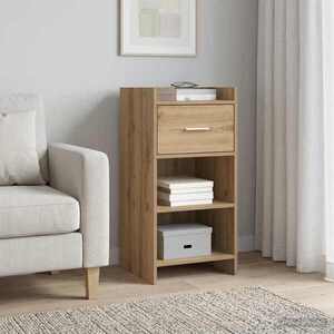 Imagine vidaXL Bufet Stejar Artizanal 40 x 36 x 80 cm Lemn prelucrat