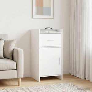 Imagine vidaXL Bufet Alb 40 x 36 x 80 cm Lemn prelucrat
