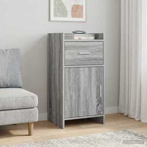 Imagine vidaXL Bufet Sonoma gri 40 x 36 x 80 cm Lemn prelucrat