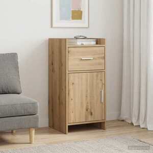 Imagine vidaXL Bufet Stejar Artizanal 40 x 36 x 80 cm Lemn prelucrat