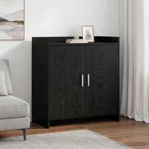 Imagine vidaXL Bufet Stejar Negru 72 x 36 x 80 cm Lemn prelucrat