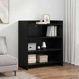 Imagine vidaXL Bufet Stejar Negru 75 x 36 x 80 cm Lemn prelucrat