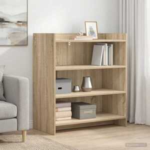 Imagine vidaXL Bufet Stejar Sonoma 75 x 36 x 80 cm Lemn prelucrat